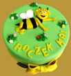 tort dziecięcy ze  pszczółką mają