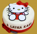 Mały tort z Hello Kitty